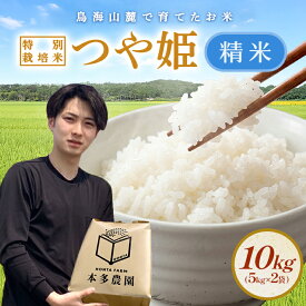 【ふるさと納税】≪新米予約≫ つや姫 精米 計10kg 5kg×2袋 令和8年産米 特別栽培米 山形県酒田産 ご希望の時期頃お届け 東北 山形県 酒田市 庄内地方 庄内平野 米 お米 白米 ブランド米 ご飯 ごはん 農家直送 産地直送 本多農園