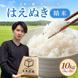 【ふるさと納税】≪新米予約≫ はえぬき 精米 計10kg 5kg×2袋 令和8年産米 山形県酒田産 ご希望の時期頃お届け 東北 山形県 酒田市 庄内地方 庄内平野 米 お米 白米 ブランド米 ご飯 ごはん 農家直送 産地直送 本多農園