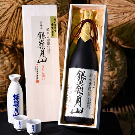 【ふるさと納税】銀嶺月山 純米大吟醸 斗びん囲い 1,800ml （ お取り寄せ ご当地 特産 土産 地酒 日本酒 山形 晩酌 家飲み おうち時間 米 酒 蔵 雪 一升瓶 1800ml 斗瓶 受賞 月山酒造 やまがた さがえ ） ふるさと納税 純米酒