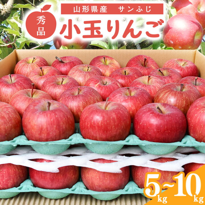 楽天市場】【ふるさと納税】令和8年産 小玉りんご「サンふじ」5kg 