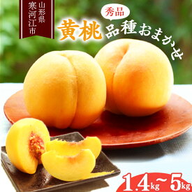 【ふるさと納税】令和8年産 先行予約 選べる内容量！ 山形の黄桃 秀品1.4kg 2kg 3kg 5kg 品種おまかせ 山形県産【2026年8月中旬頃〜9月下旬頃発送予定】※配送不可 沖縄・離島 果物 フルーツ 果実 産地直送 新鮮 贈答 ギフト 特産 2026年産