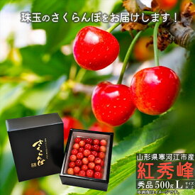 【ふるさと納税】令和8年産 さくらんぼ 「紅秀峰」Lサイズ以上 秀品 500g バラ詰め 山形県産 2026年産 【2026年6月中旬頃〜7月上旬頃発送予定】 ※配送不可 沖縄・離島お取り寄せ フルーツ 果物 果実 ご当地 特産 東北 道の駅 チェリーランド さがえ 土産 500グラム