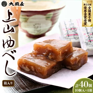 【ふるさと納税】◆第23回全国菓子博栄誉金賞受賞◆ 上山ゆべし 【選べる】 6個 × 1袋 2袋 3袋 4袋 5袋 6袋 / 10個 × 1箱 2箱 3箱 4箱 和菓子 山形県 上山市 0005-2526〜2535