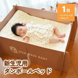 【ふるさと納税】QUICK BASE BABY（新生児用ダンボールベッド）フルセット 山形県 上山市 0157-2302