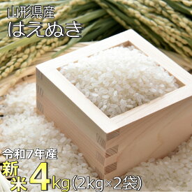 【ふるさと納税】【令和7年産新米】山形県産「はえぬき」4kg_A184(R7)