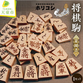 【ふるさと納税】 将棋駒 ( 菱湖書 ) 駒 イタヤ楓 書体 菱湖書 金版押形 成駒 黒色 伝統工芸 将棋 しょうぎ 送料無料 ホリコシ 【 山形県 天童市 】
