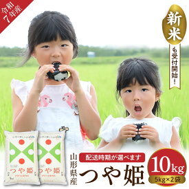 【ふるさと納税】 米 特別栽培米 つや姫 10kg ( 5kg × 2袋 ) / 発送時期が選べる お米 精米 ブランド米 特別栽培米 ご飯 おにぎり 弁当 小分け 便利 個包装 取り寄せ ご当地 特産 送料無料 東北 山形県 東根市