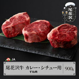 【ふるさと納税】 尾花沢牛 カレー・シチュー用 すね肉 900g 送料無料 ja-ogcss900