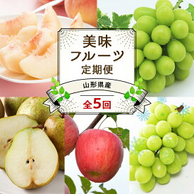 【ふるさと納税】 【令和7年産先行予約】 《定期便5回》 JA 夏秋冬美味フルーツ定期便 『JA山形おきたま』 山形県 南陽市 [1491]