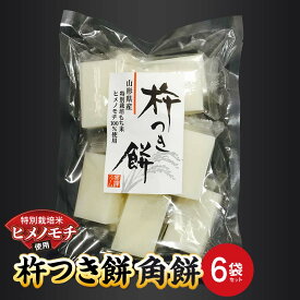 【ふるさと納税】 特別栽培米 ヒメノモチ 杵つき餅 角餅6袋セット 『(株)黒澤ファーム』 餅 もち 杵つき 角餅 セット 個包装 特別栽培米 ヒメノモチ 正月 雑煮 ぜんざい 山形県 南陽市 [2580]