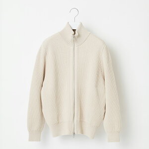 yӂ邳Ɣ[ŁzᏇyYonetomizEX FINE WOOL RIB KNIT BLOUSON ECRU GN hCo[YjbgEu]  m jZbNX Y fB[X uh R` RӒ  yt-ebxx