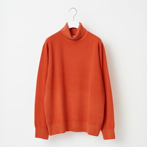 yӂ邳Ɣ[ŁzᏇyYonetomizYonetomi×Spiber NEW BASIC KNIT TURTLE NECK PULLOVER ORANGE IW j[x[VbNjbg  m jZbNX Y fB[X uh R` RӒ 