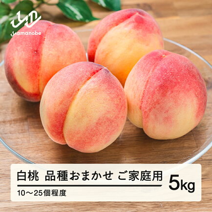 【ふるさと納税】もも白桃秀品品種おまかせ化粧箱入り約2kg令和6年産2024年産山形県産果物送料無料ns-mohtx2※沖縄・離島への配送不可