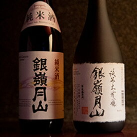 【ふるさと納税】銀嶺月山 純米酒 純米大吟醸 限定醸造 飲み比べ 月山酒造 豊龍蔵 山形県 山田錦 出羽燦々 720ml 2本 4合瓶 日本酒 地酒 酒 セット 送料無料