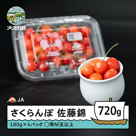 【ふるさと納税】先行予約 さくらんぼ 佐藤錦 ◯秀 M玉以上 180g×4パック 計720g 令和8年産 2026年産 フードパック 果物 果樹 フルーツ 送料無料 ja-snpmx8