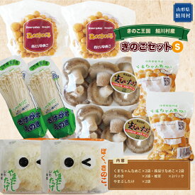 【ふるさと納税】きのこ王国　鮭川村産　きのこセット（S）