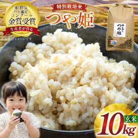 【ふるさと納税】 米 令和7年産 つや姫 10kg 特別栽培米 玄米 [農家の蔵出し米生産組合 山形県 高畠町 tk06ays900025] コメ ご飯 ごはん お米 ブランド米