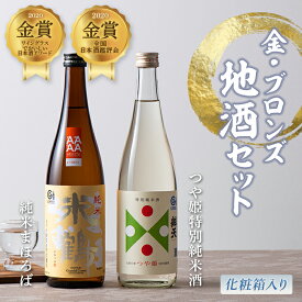 【ふるさと納税】金・ブロンズ地酒セット(化粧箱入り) F20B-465