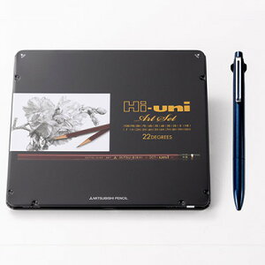 【ふるさと納税】【川西町・飯豊町共通返礼品】JETSTREAM3色 ダークネイビー/Hi uni アートセット【1676188】