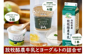 【ふるさと納税】放牧酪農牛乳とヨーグルト詰め合わせ