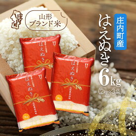 【ふるさと納税】庄内町産 はえぬき 選べる内容量！ 5kg / 6kg / 10kg / 15kg / 20kg 令和7年産 2025年産 ブランド米 コシヒカリの原点、亀の尾発祥の地 庄内 ふるさと納税 米 山形