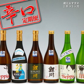 【ふるさと納税】 ふるさと納税 日本酒 ＜6月中旬発送＞辛口の日本酒3か月定期便　蔵元おすすめセット（入金期限：2024.5.25）