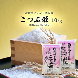 【ふるさと納税】無洗米 こつぶ姫 10kg 5kg×2袋 ご希望時期頃お届け ブレンド米 米 お米 精米 白米 ごはん ご飯 東北 山形県 遊佐町 庄内地方 発送時期が選べる