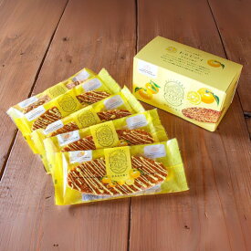 【ふるさと納税】No.3039 わらじパイ（信夫山の柚子）5枚入り