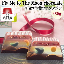 【ふるさと納税】チョコ羊羹ファンタジア Fly Me to The Moon chocolate｜和菓子 菓子 羊羹 会津 チョコ チョコレート 和洋菓子 羊かん ようかん 会津若松 長門屋 贈り物 プレゼント贈答 ギフト [0919]