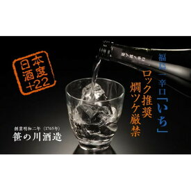 【ふるさと納税】【期間限定 数量限定】笹の川 福島一辛口 いち ＜笹の川酒造＞720ml：2本　【お酒・日本酒・本醸造酒】