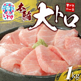 【ふるさと納税】本まぐろ まぐろ 大トロ 1kg 選べる 定期便 ｜ 刺身 魚 お寿司 海鮮丼 人気 おすすめ 柵 冷凍 トロ 大トロ 約10人前 まぐろ処一条｜