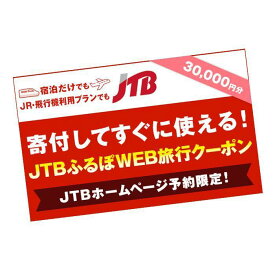 【ふるさと納税】【いわき市】JTBふるぽWEB旅行クーポン（30,000円分）