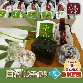 【ふるさと納税】創業文久三年 玉家 白河菓子便り 夏 お茶菓子 お茶請け 和菓子 菓子 セット 詰め合わせ 詰合せ 食品 F21R-015