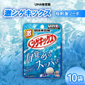 【ふるさと納税】UHA味覚糖 激シゲキックス 極刺激ソーダ 10パック入り お菓子 グミ 菓子 食品 F24R-131