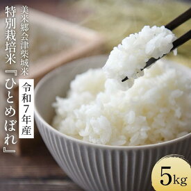 【ふるさと納税】【先行予約】特別栽培米ひとめぼれ　5kg　令和7年産　美米郷会津柴城米【07208-0724】