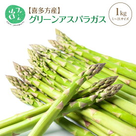【ふるさと納税】【先行予約】喜多方産　グリーンアスパラガス　【07208-0629】