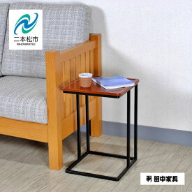 【ふるさと納税】《創業明治2年、田中家具謹製》二本松伝統家具 けやきのサイドテーブル 1段 #2 インテリア おしゃれ テーブル サイドテーブル 机 家具 日用品 おすすめ お中元 お歳暮 ギフト 二本松市 ふくしま 福島県 送料無料 【田中家具】