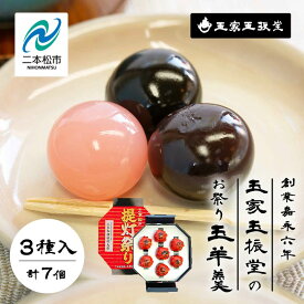 【ふるさと納税】 ＼年内発送可能！／創業嘉永六年 玉家玉振堂のお祭り玉羊羹 羊羹 ようかん 羊かん 和菓子 菓子 玉振堂 お茶菓子 スイーツ 贈答用 おすすめ お中元 お歳暮 ギフト 二本松市 ふくしま 福島県 送料無料 【株式会社玉家玉振堂】