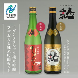 【ふるさと納税】《数量限定 2026年9月出荷開始》ひやおろし純米吟醸 720ml・モダンクラシック純米吟醸 720ml 各1本セット 人気一 日本酒 酒 限定 アルコール 吟醸 純米 酒造 酒蔵 おすすめ お中元 お歳暮 ギフト 二本松市 ふくしま 福島県 送料無料 【人気酒造株式会社】