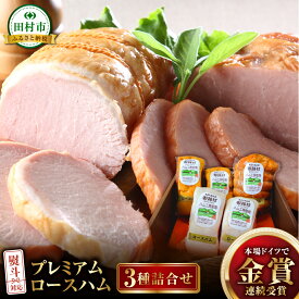 【ふるさと納税】 プレミアム ロースハム 3種 ハム 詰合せ やまと豚 DLG 金賞 年内発送 ギフトセット 贈答 お中元 お歳暮 お祝い 内祝い のし 熨斗 贈り物 お取り寄せ グルメ ギフト プレゼント 人気 ランキング おすすめ 福島県 田村市 ハム工房都路 50000円 5万円