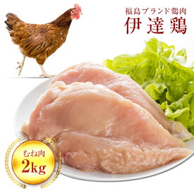 【ふるさと納税】伊達鶏むね肉 2kg F20C-222