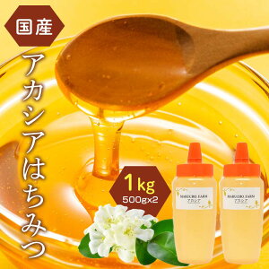 【ふるさと納税】アカシアはちみつ 1kg(500g×2本) 伊達市産 国産 天然 蜂蜜 ハチミツ ハニー F20C-292