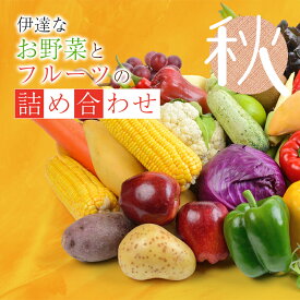 【ふるさと納税】伊達なお野菜とフルーツの詰め合わせ（秋） 旬の野菜とフルーツのセット 福島県産 やさい 果物 くだもの 東北 F20C-492