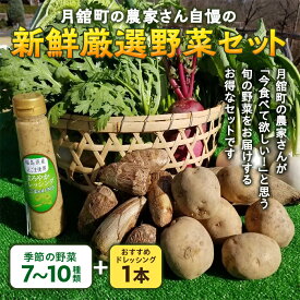 【ふるさと納税】月舘町の農家さん自慢の新鮮厳選野菜セット F20C-517