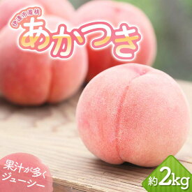【ふるさと納税】【2026年出荷分先行予約】福島県産 あかつき 約2kg (5～7玉) 岡崎ファーム 伊達の桃 桃 フルーツ 果物 もも モモ momo F20C-645