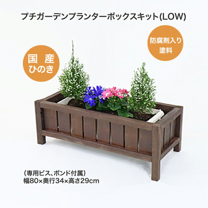 楽天市場】【ふるさと納税】PGプランターボックスキット(LOW) 【07214 
