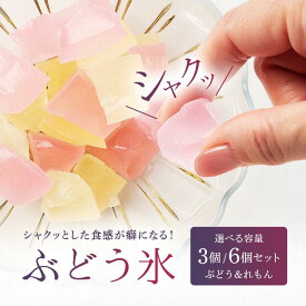 【ふるさと納税】＜数量限定＞ 琥珀糖の仲間 ぶどう氷 和菓子 菓子 砂糖菓子 伝統菓子 F6Q-130var