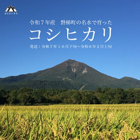 【ふるさと納税】【先行予約・令和7年産米・新米】コシヒカリ5kg／10kg　磐梯町の名水で育ったコシヒカリ