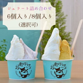 12か月のジェラートおすすめアイス詰合せ(6個入り/8個入り）
