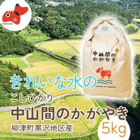 【ふるさと納税】【R8年産先行】 福島 柳津町 黒沢地区産 こしひかり 中山間のかがやき 5kg 〈11月発送開始〉【1535163】